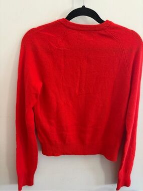 Women's Classic Crewneck Sweater - Red